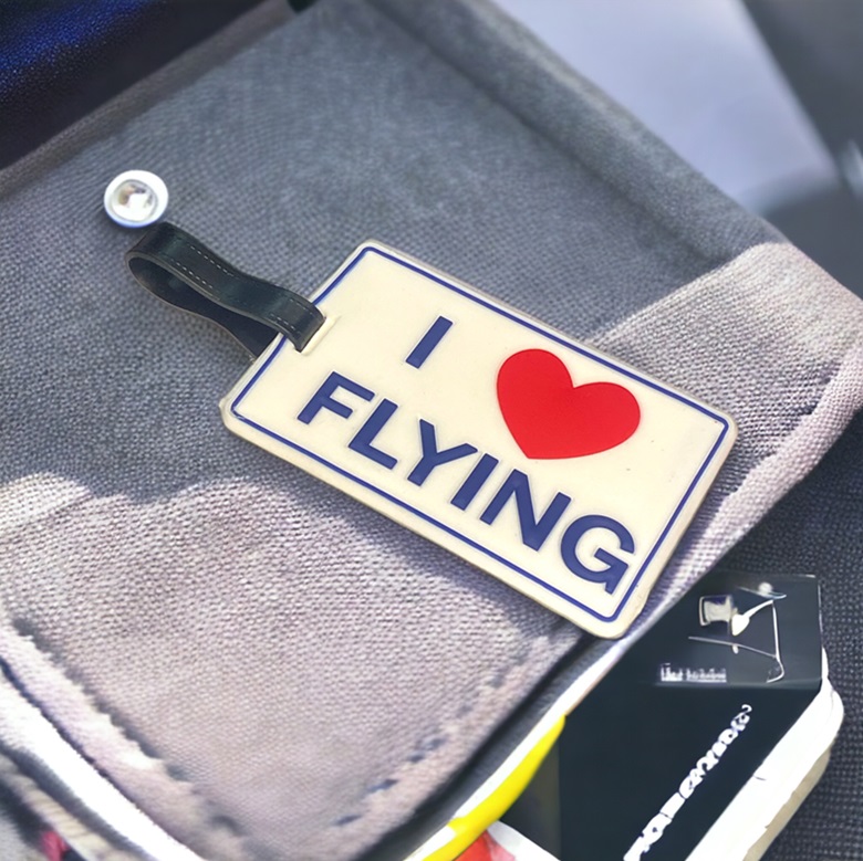 Ուղեբեռի պիտակ- I love flying