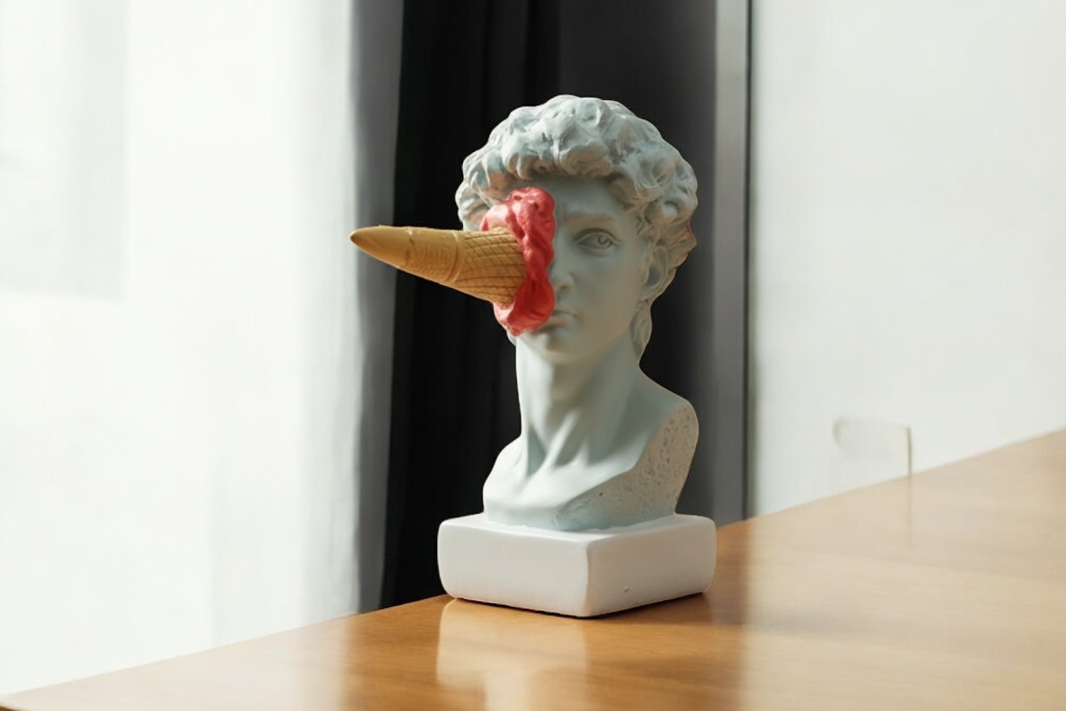 img-Դավթի կիսանդրին պաղպաղակով