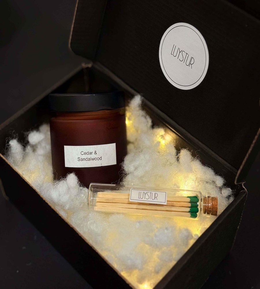 Cedar and Sandalwood մոմ - Luys Tur