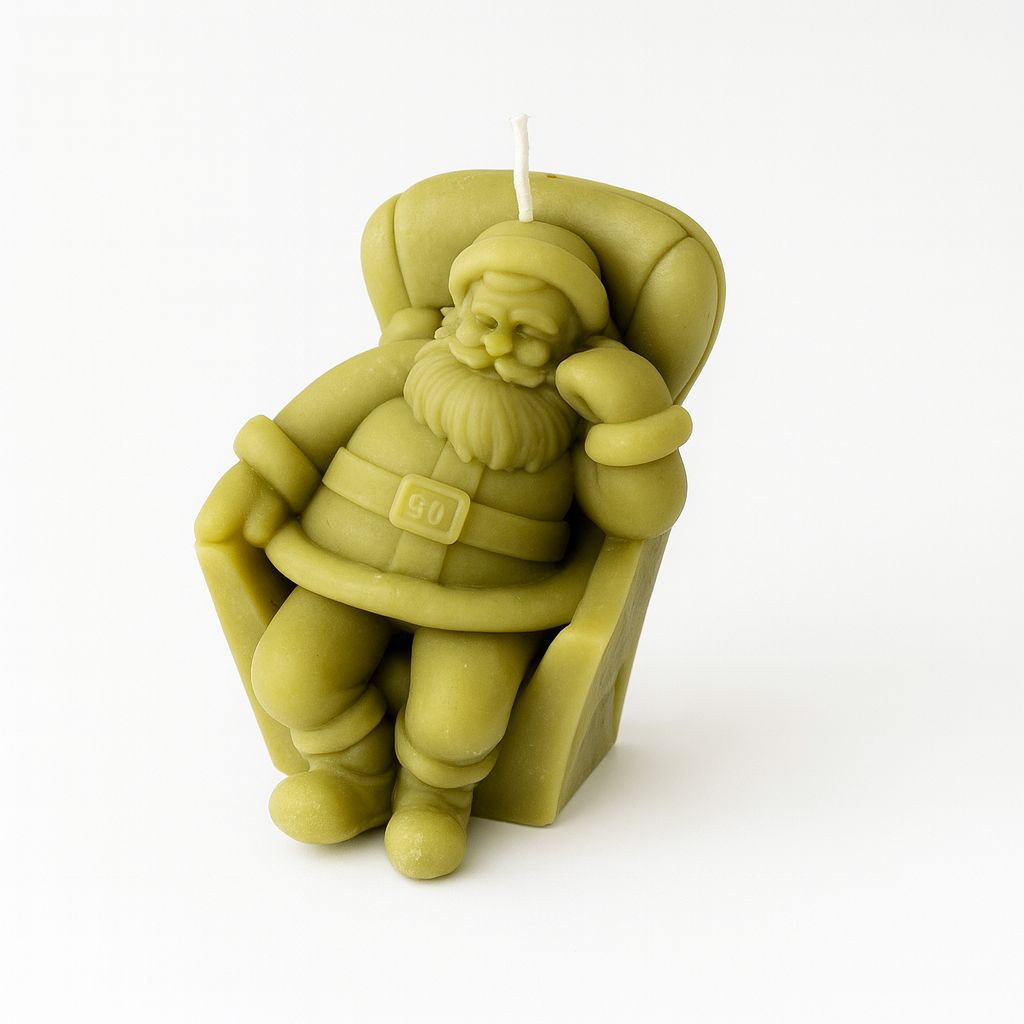 Մոմ - Ձմեռ Պապիկ կանաչ