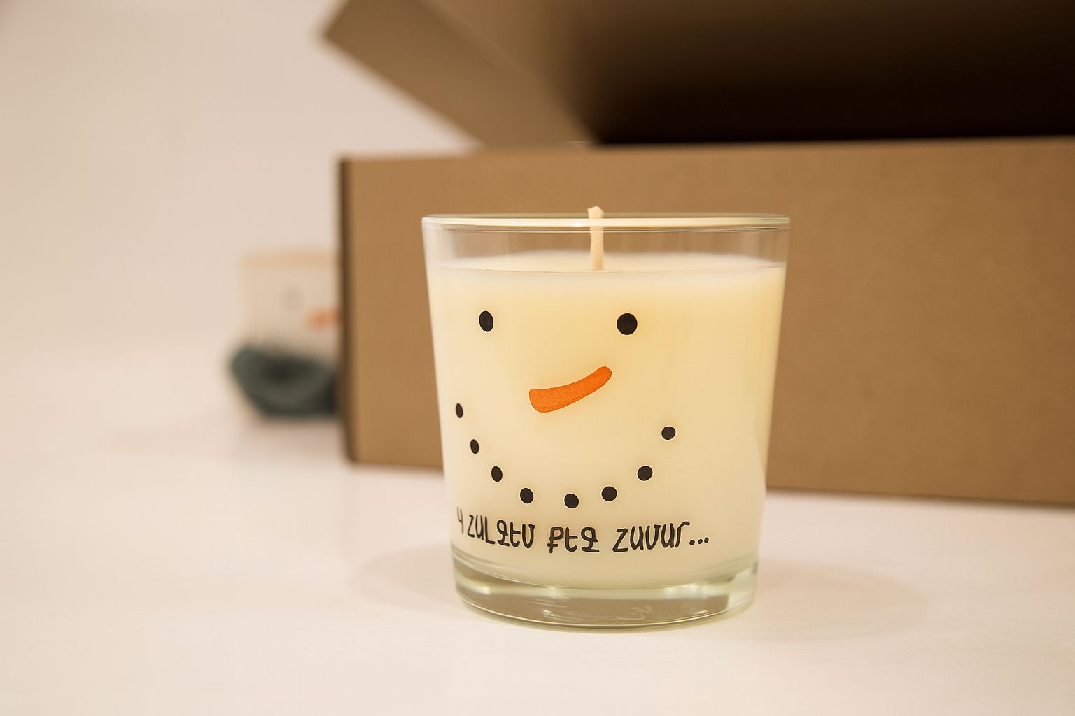 Թափանցիկ տարայով մոմ - Կհալչեմ քեզ համար