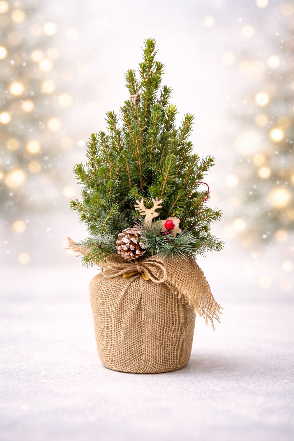 Natural Mini Spruce Tree - Craft
